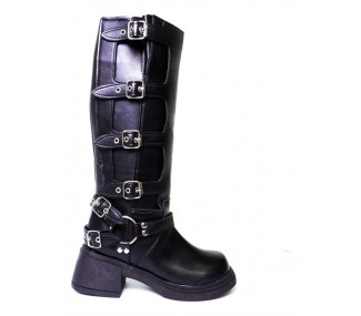 BOTA JUANA VA 83 NEGRO ALTA MOTOQUERA