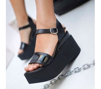 SANDALIA MORA MIA 3600 NEGRO