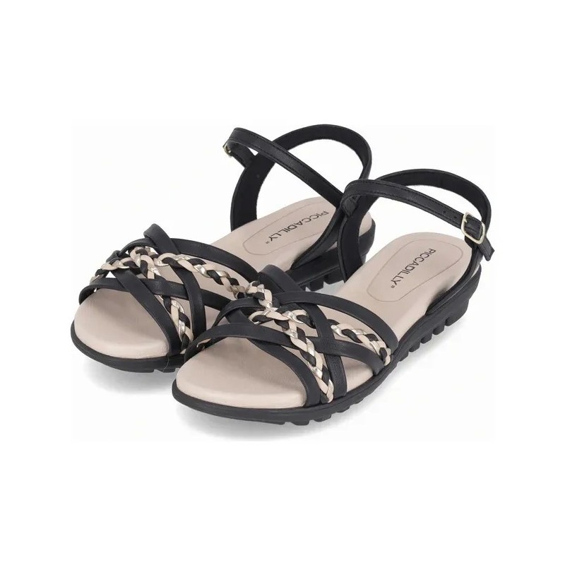 SANDALAIA  PICCADILLY 523007-4 NEGRO