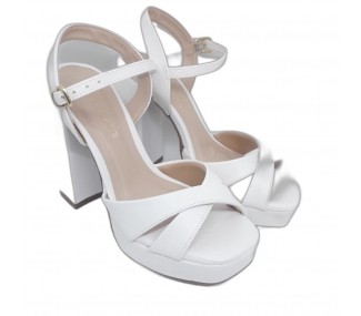 SANDALIA CHOCOLATE19475-34 BLANCO