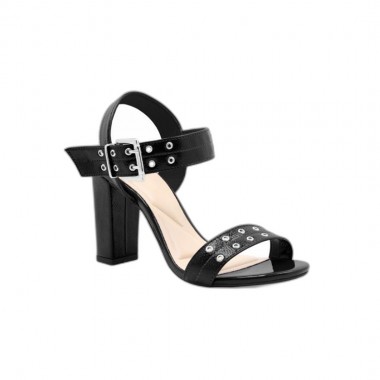 SANDALIA CHOCOLATE 20836-02 NEGRO/CHAROL