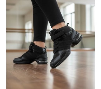 Zapatilla Técnica De Danza / Baile / Ensayo Negro C/Cámara De Aire