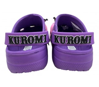 CLOGS  FOOTY CLKU306.01 NEGRO/LILA KUROMI