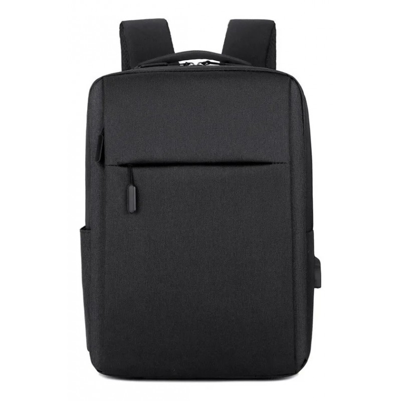 MOCHILA URBANA PORTA NOTEBOOK USB IMPERMEABLE NEGRO