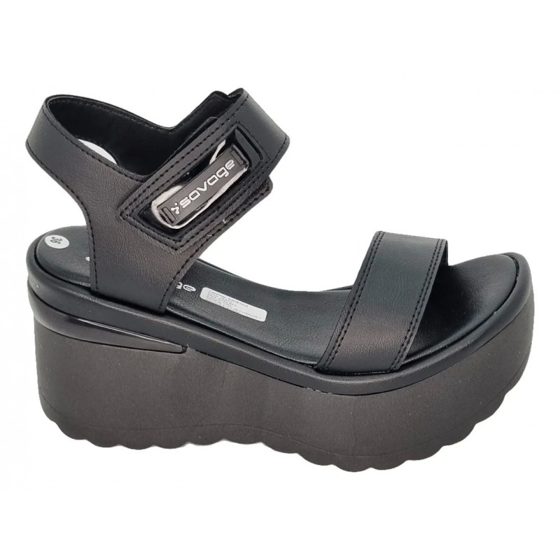 SANDALIA SAVAGE KIEV-900 NEGRO